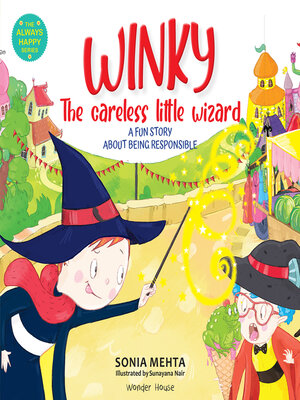 cover image of Winky, the Careless Little Wizard